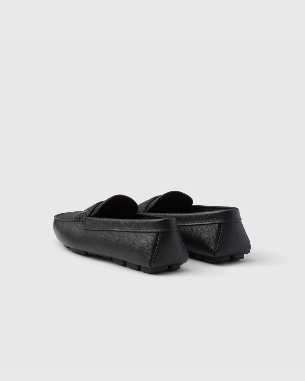 Hombre Prada DRIVE^Mocasines En Piel Saffiano