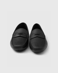 Hombre Prada DRIVE^Mocasines En Piel Saffiano