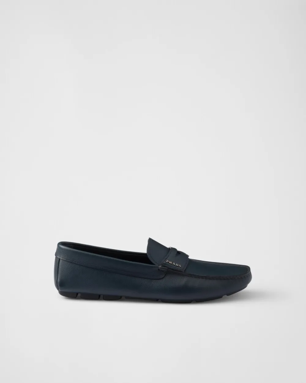 Hombre Prada DRIVE^Mocasines En Piel Saffiano