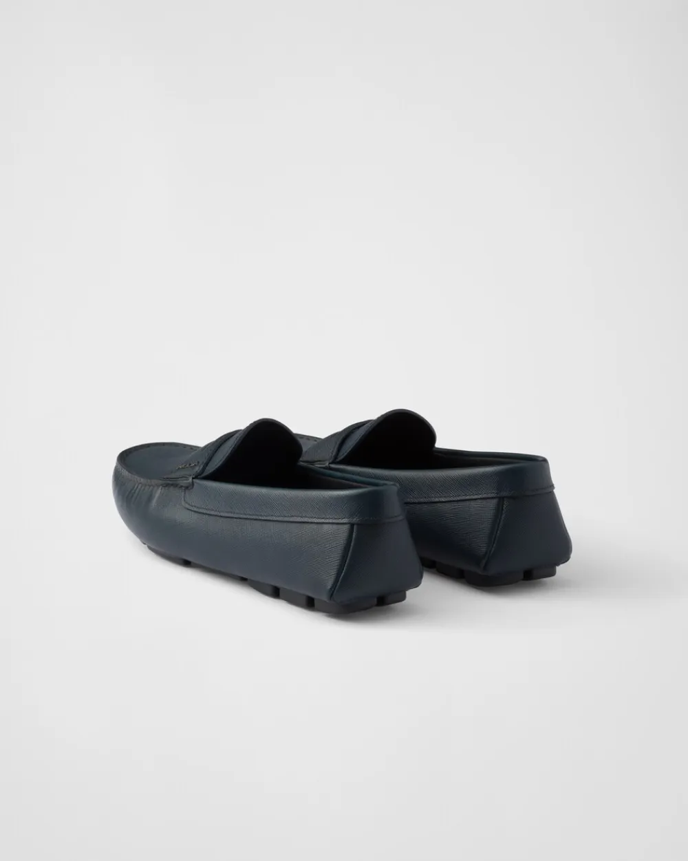 Hombre Prada DRIVE^Mocasines En Piel Saffiano