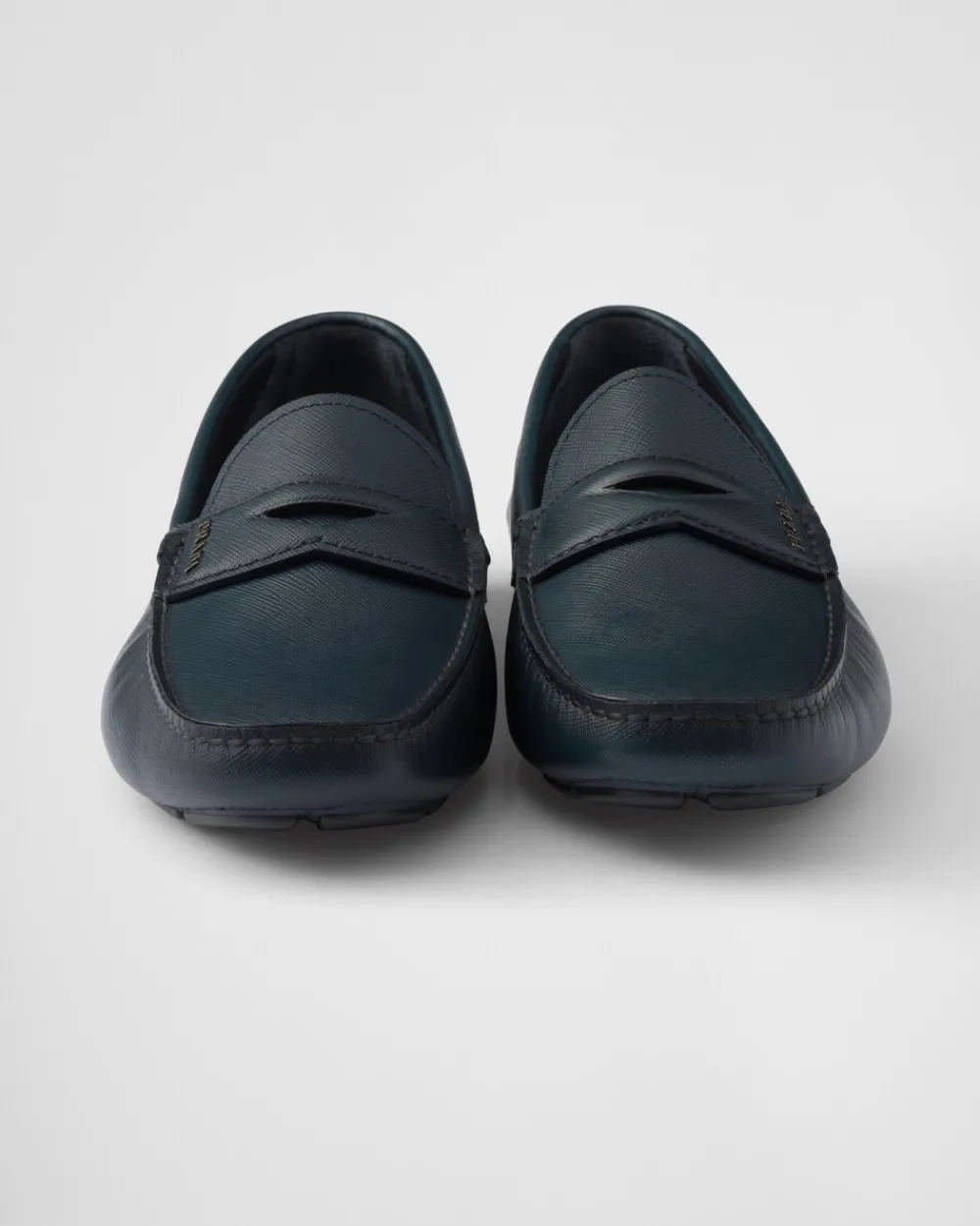 Hombre Prada DRIVE^Mocasines En Piel Saffiano