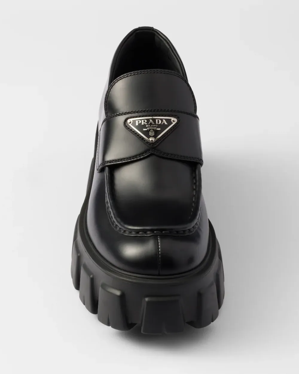 Mujer Prada MOCASINES^Mocasines Monolith De Piel Cepillada