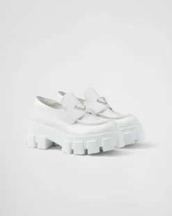 Mujer Prada MOCASINES^Mocasines Monolith De Piel Cepillada
