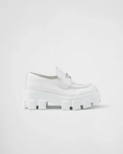 Mujer Prada MOCASINES^Mocasines Monolith De Piel Cepillada