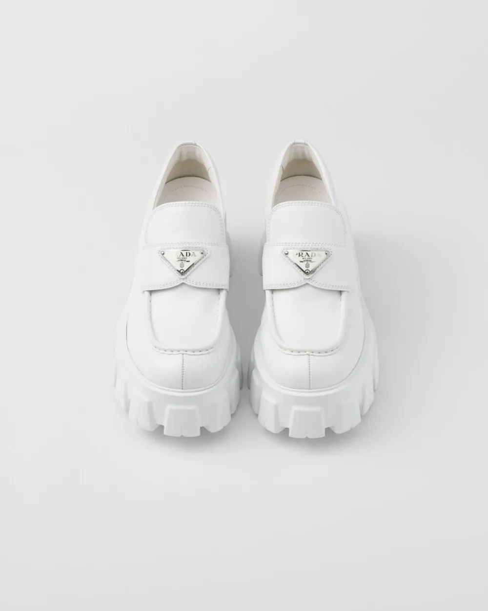 Mujer Prada MOCASINES^Mocasines Monolith De Piel Cepillada