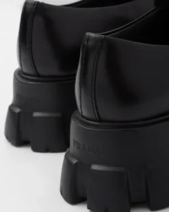 Hombre Prada MOCASINES^Mocasines Monolith En Piel Cepillada