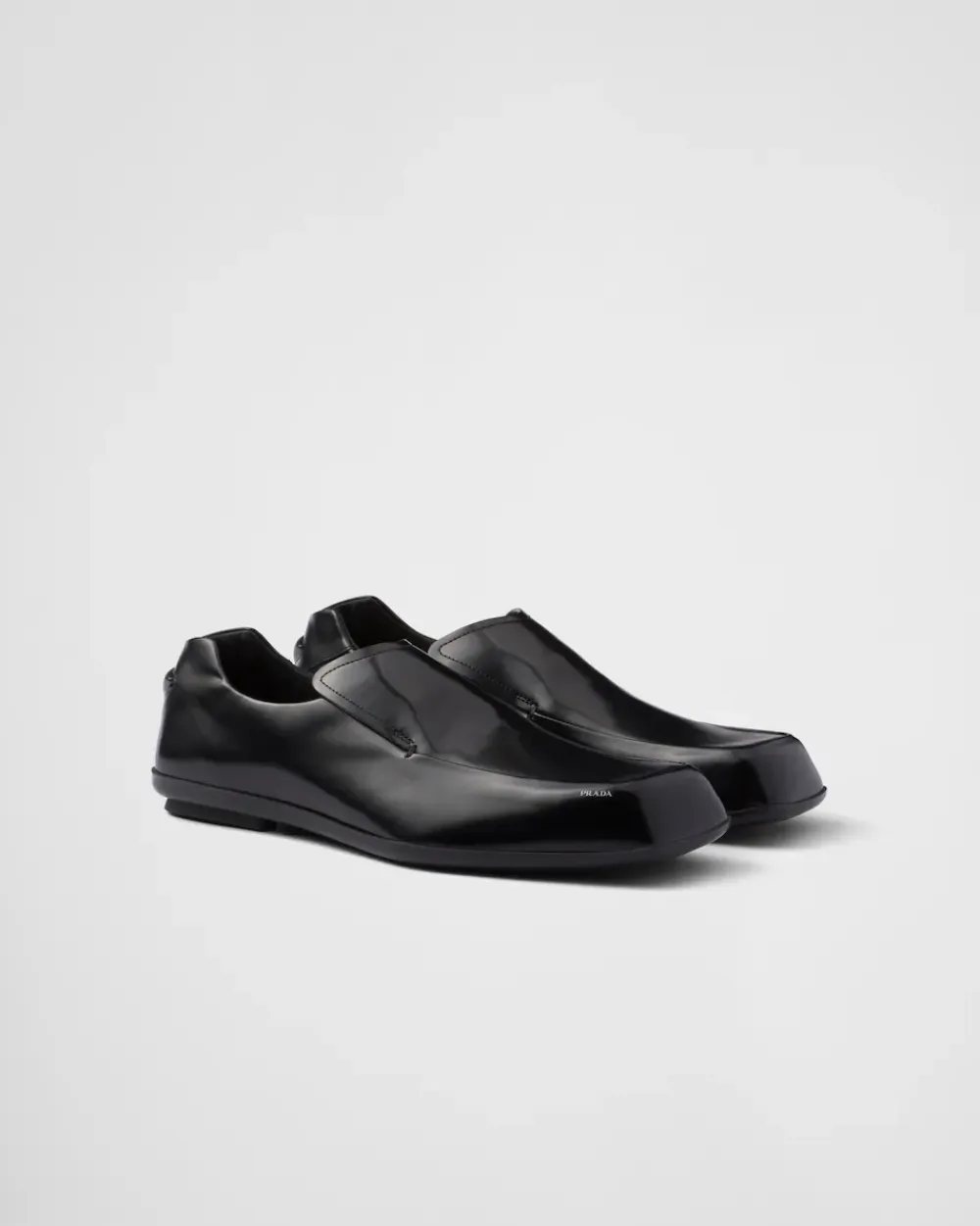 Hombre Prada MOCASINES^Mocasines Razor De Piel Cepillada