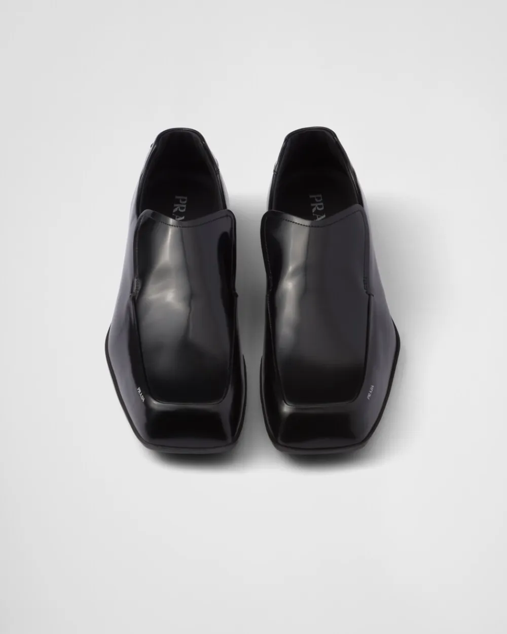 Hombre Prada MOCASINES^Mocasines Razor De Piel Cepillada