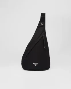 Mujer/Hombre Prada COLECCIÓN MASCULINA|MOCHILAS Y RIÑONERAS^Mochila De Piel Y Re-nylon