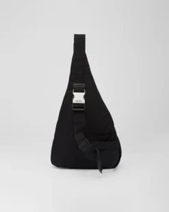 Mujer/Hombre Prada COLECCIÓN MASCULINA|MOCHILAS Y RIÑONERAS^Mochila De Piel Y Re-nylon