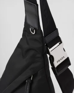 Mujer/Hombre Prada COLECCIÓN MASCULINA|MOCHILAS Y RIÑONERAS^Mochila De Piel Y Re-nylon