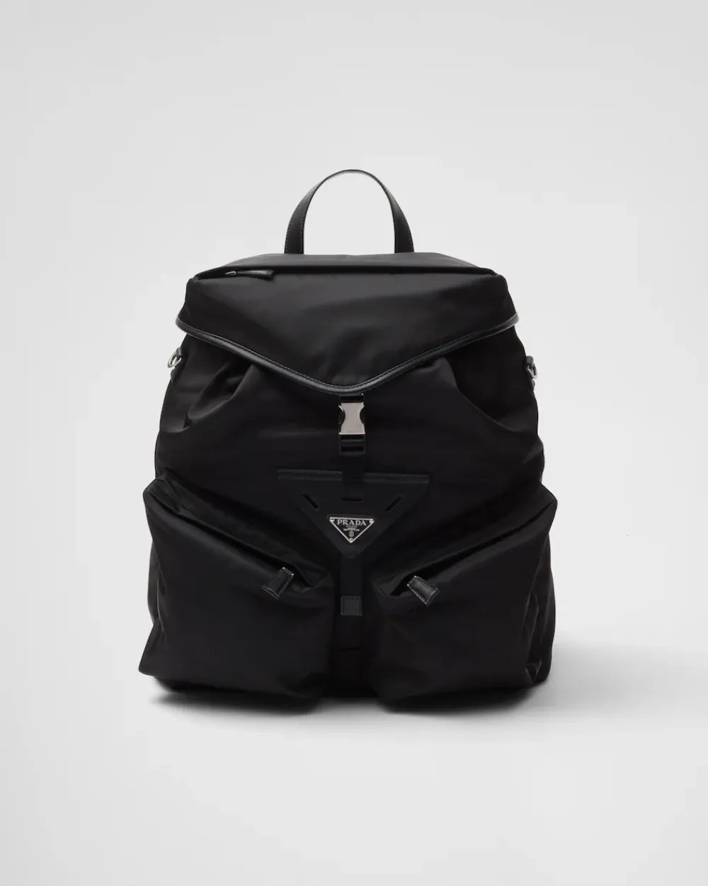 Hombre Prada COLECCIÓN MASCULINA|MOCHILAS Y RIÑONERAS^Mochila De Piel Y Re-nylon