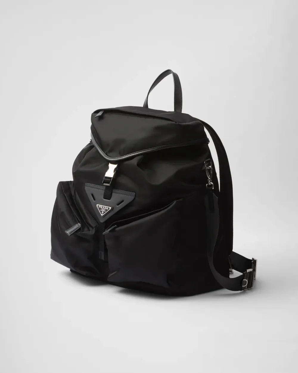 Hombre Prada COLECCIÓN MASCULINA|MOCHILAS Y RIÑONERAS^Mochila De Piel Y Re-nylon