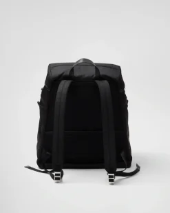Hombre Prada COLECCIÓN MASCULINA|MOCHILAS Y RIÑONERAS^Mochila De Piel Y Re-nylon