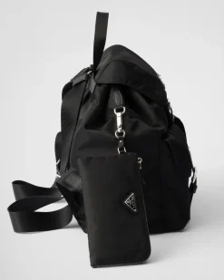 Mujer Prada MOCHILAS Y RIÑONERAS|MOCHILAS Y RIÑONERAS^Mochila De Re-nylon Mediana