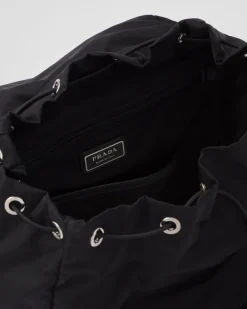 Hombre Prada MOCHILAS Y RIÑONERAS^Mochila De Re-nylon Y Piel Cepillada