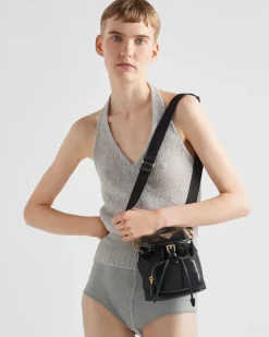 Mujer Prada MOCHILAS Y RIÑONERAS|MOCHILAS Y RIÑONERAS^Mochila De Re-nylon Y Piel Cepillada
