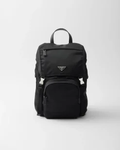 Mujer/Hombre Prada COLECCIÓN MASCULINA|MOCHILAS Y RIÑONERAS^Mochila De Re-nylon Y Piel Saffiano