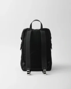 Mujer/Hombre Prada COLECCIÓN MASCULINA|MOCHILAS Y RIÑONERAS^Mochila De Re-nylon Y Piel Saffiano