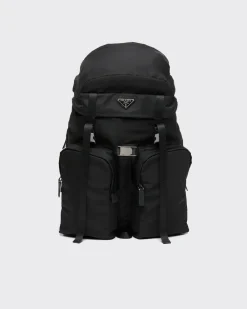 Hombre Prada COLECCIÓN MASCULINA|MOCHILAS Y RIÑONERAS^Mochila De Re-nylon Y Piel Saffiano