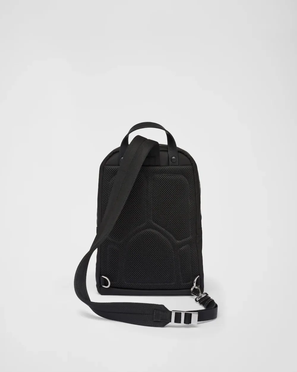 Hombre Prada COLECCIÓN MASCULINA|MOCHILAS Y RIÑONERAS^Mochila De Re-nylon Y Piel Saffiano