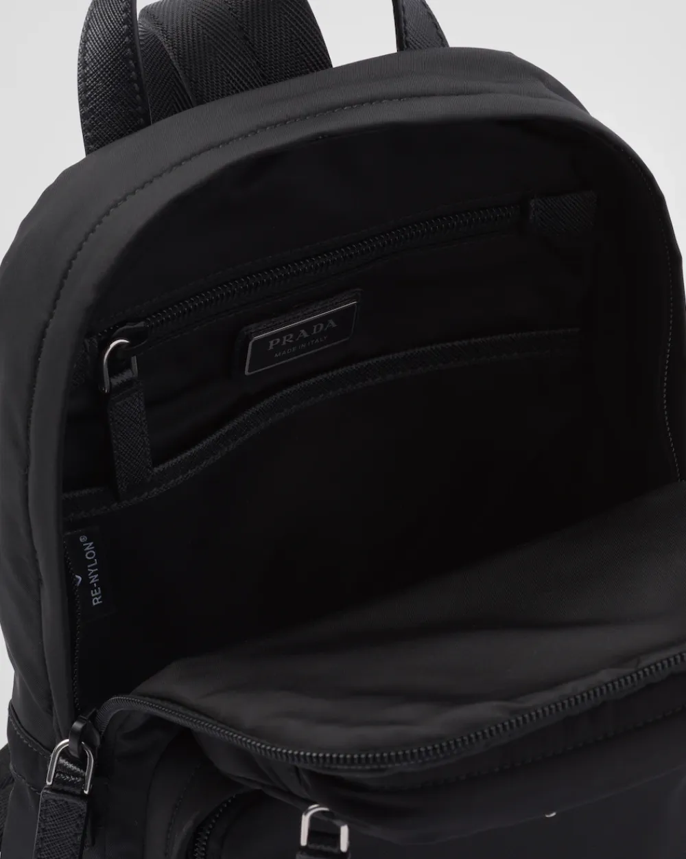 Hombre Prada COLECCIÓN MASCULINA|MOCHILAS Y RIÑONERAS^Mochila De Re-nylon Y Piel Saffiano
