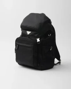 Mujer/Hombre Prada COLECCIÓN MASCULINA|MOCHILAS Y RIÑONERAS^Mochila De Re-nylon Y Piel Saffiano