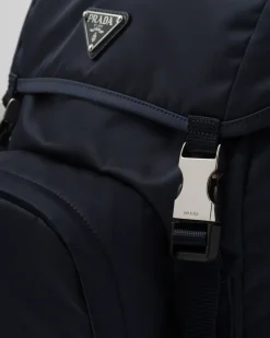Hombre Prada COLECCIÓN MASCULINA|MOCHILAS Y RIÑONERAS^Mochila De Re-nylon Y Piel Saffiano