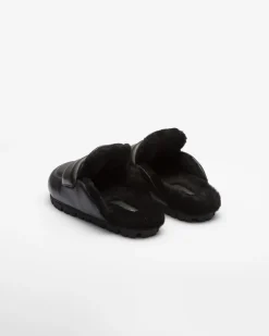 Mujer Prada PANTUFLAS Y CHINELAS^Mules De Napa Suave Acolchada