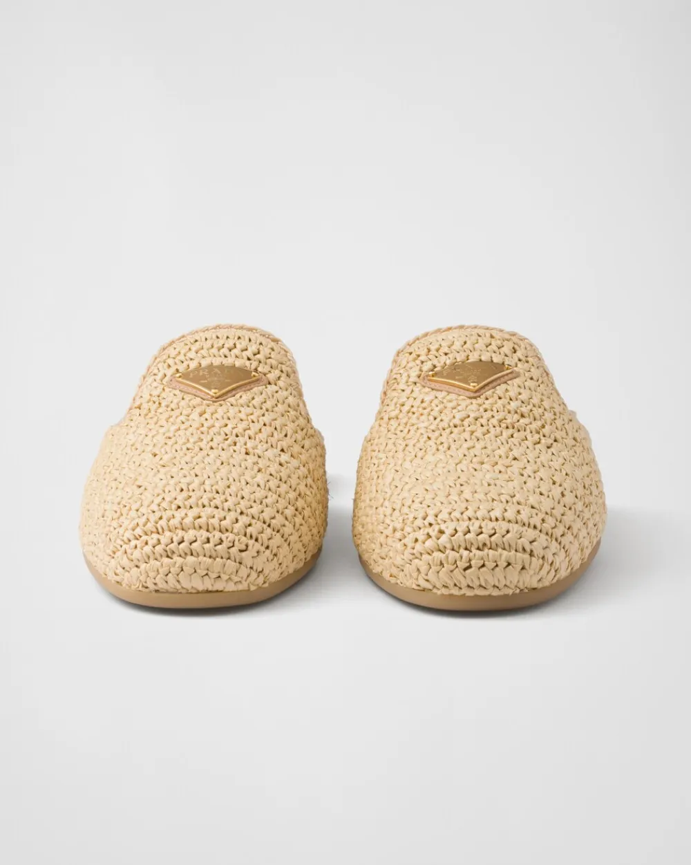 Mujer Prada PANTUFLAS Y CHINELAS^Mules De Tejido Trenzado