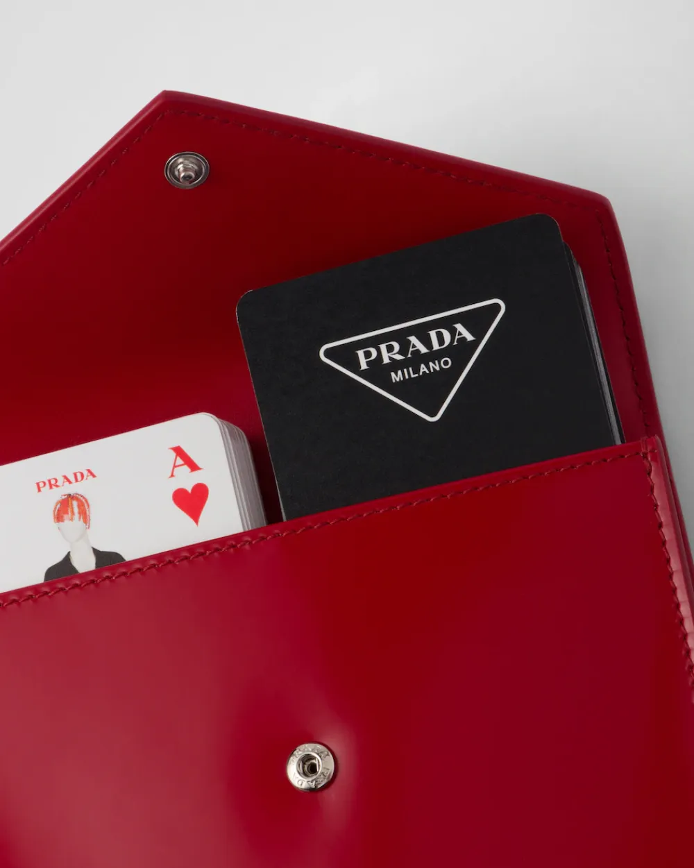 Mujer/Hombre Prada JUEGOS|JUEGOS Y ACCESORIOS PARA EL HOGAR^Naipes Con Estuche De Piel
