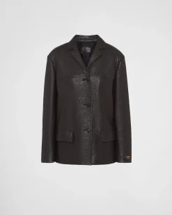 Mujer Prada ROPA DE PIEL^Nappa Leather Jacket