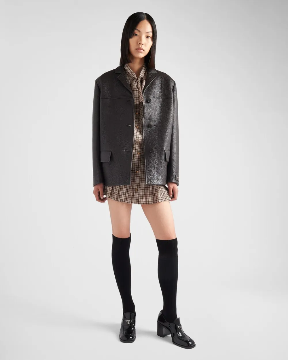 Mujer Prada ROPA DE PIEL^Nappa Leather Jacket