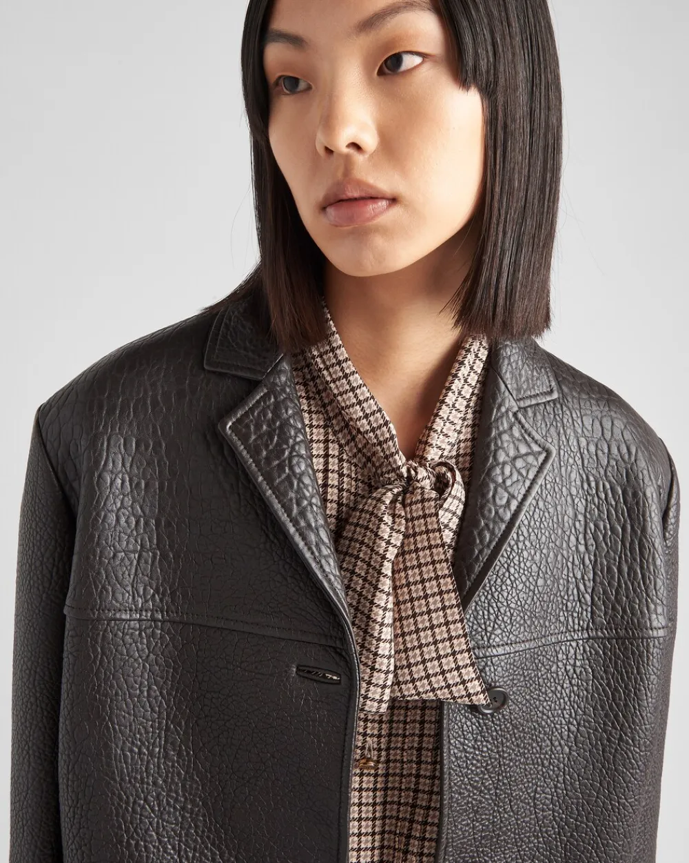 Mujer Prada ROPA DE PIEL^Nappa Leather Jacket