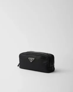 Hombre Prada BOLSAS Y ACCESORIOS DE VIAJE^Neceser De Re-nylon Y Piel Saffiano