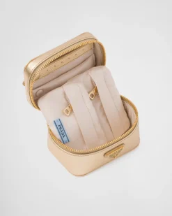 Mujer Prada BOLSAS Y ACCESORIOS DE VIAJE^Neceser Para Joyas De Piel Saffiano