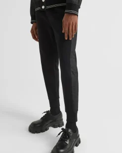 Hombre Prada ROPA DEPORTIVA Y SUDADERAS^Pantalón De Forro Polar De Algodón Y Re-nylon