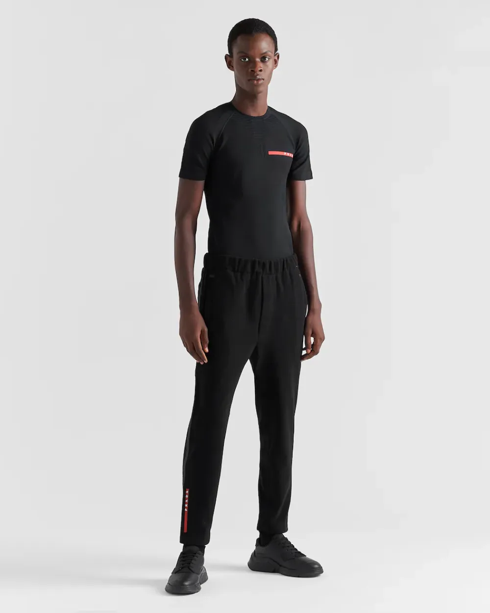 Hombre Prada ROPA^Pantalón Técnico Con Cinta Termosellada