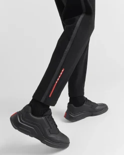 Hombre Prada ROPA^Pantalón Técnico Con Cinta Termosellada