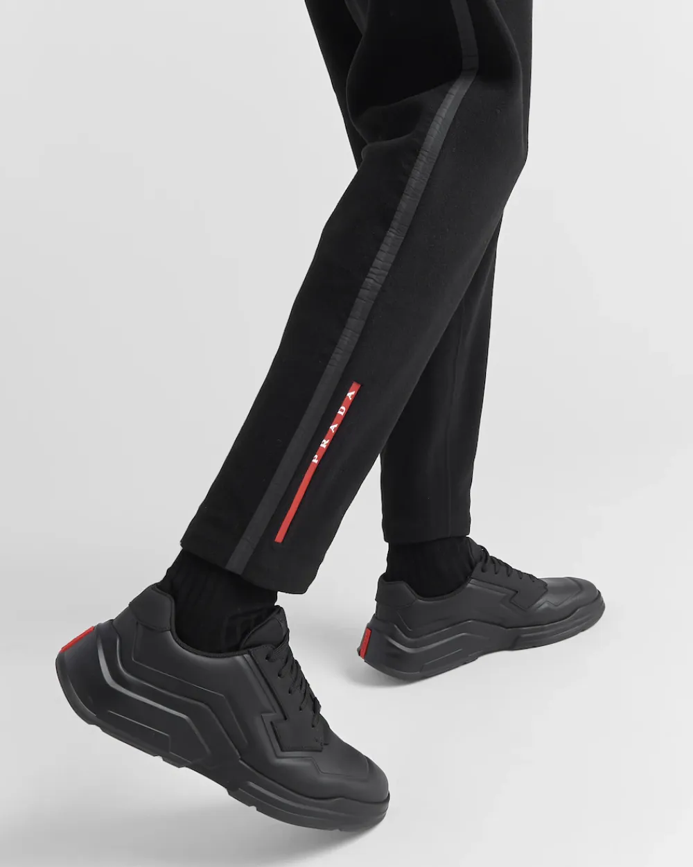 Hombre Prada ROPA^Pantalón Técnico Con Cinta Termosellada