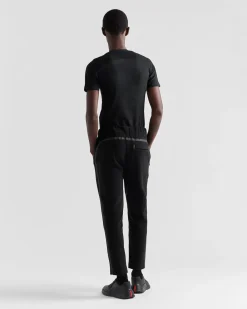 Hombre Prada ROPA^Pantalón Técnico Con Cinta Termosellada