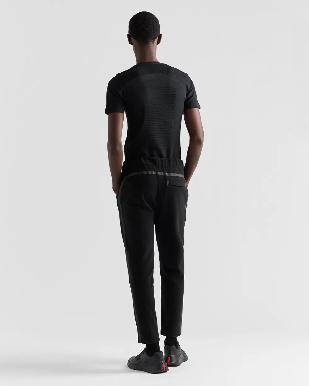 Hombre Prada ROPA^Pantalón Técnico Con Cinta Termosellada