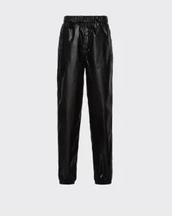 Mujer Prada ROPA^Pantalones Anchos De Re-nylon Ligero