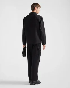 Hombre Prada PANTALONES Y BERMUDAS^Pantalones Cargo De Satén De Algodón