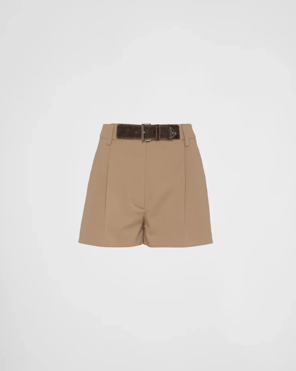Mujer Prada PANTALONES LARGOS Y CORTOS^Pantalones Cortos De Gabardina