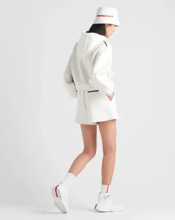 Mujer Prada ROPA^Pantalones Cortos De Punto Double
