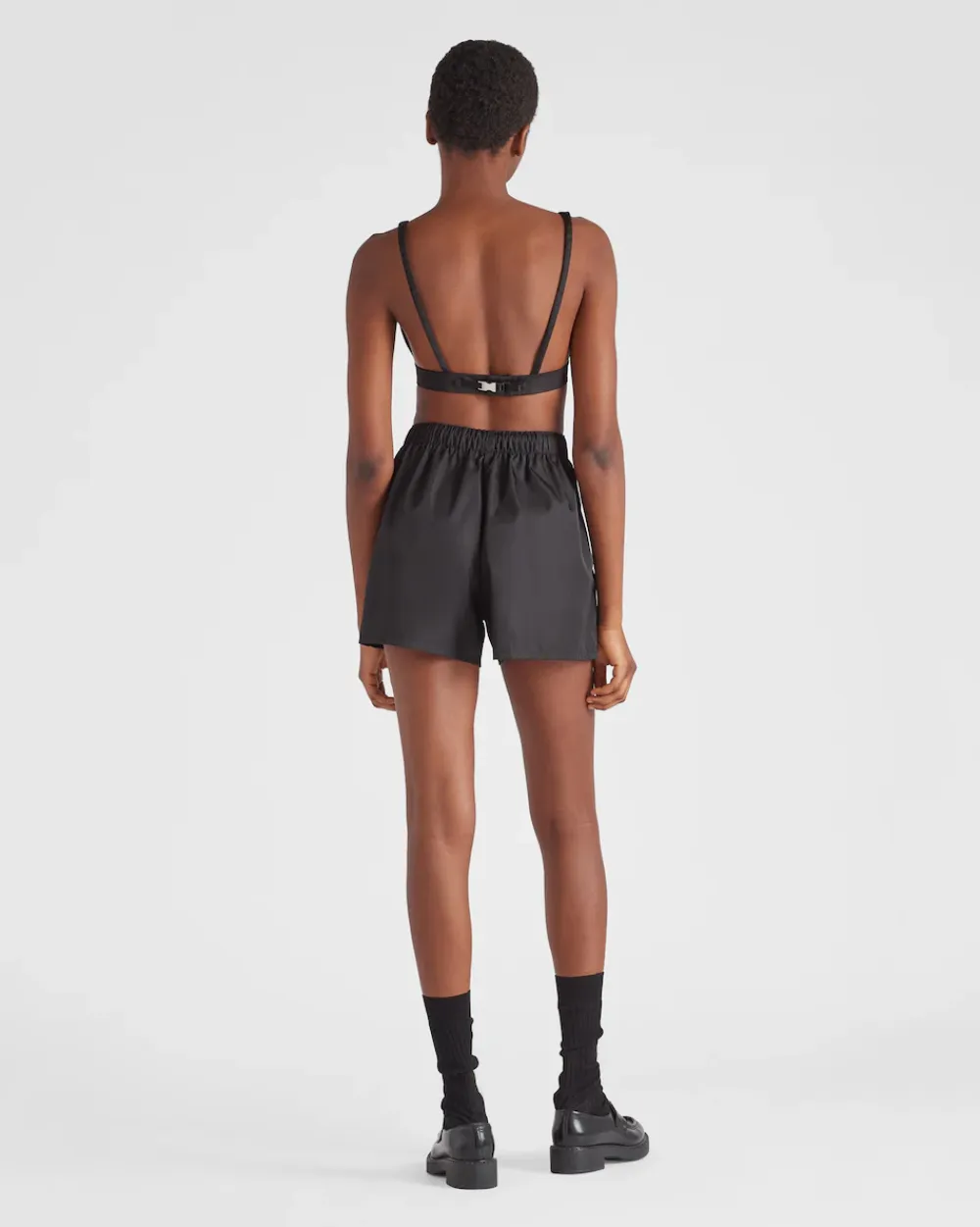 Mujer Prada COLECCIÓN FEMENINA|PANTALONES LARGOS Y CORTOS^Pantalones Cortos De Re-nylon
