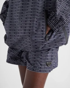 Mujer Prada COLECCIÓN FEMENINA|PANTALONES LARGOS Y CORTOS^Pantalones Cortos De Re-nylon