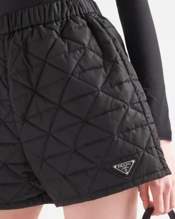 Mujer Prada COLECCIÓN FEMENINA|PANTALONES LARGOS Y CORTOS^Pantalones Cortos De Re-nylon