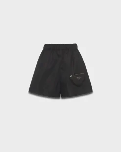 Prada COLECCIÓN FEMENINA^Pantalones Cortos De Re-nylon Con Pouch